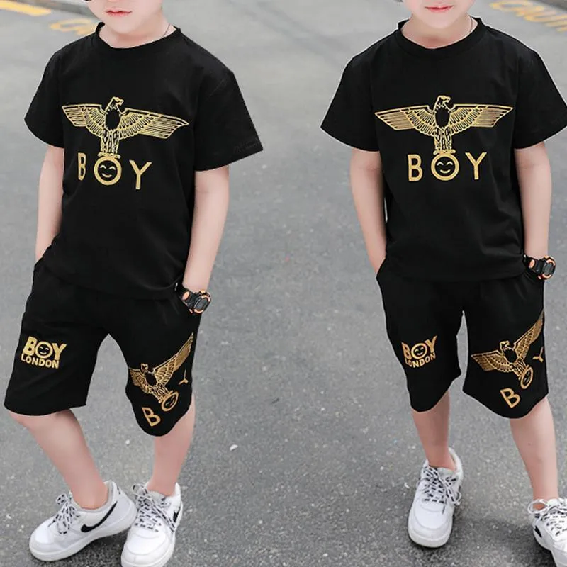 2-piece Animal Pattern T-shirt & Shorts for Children Boy