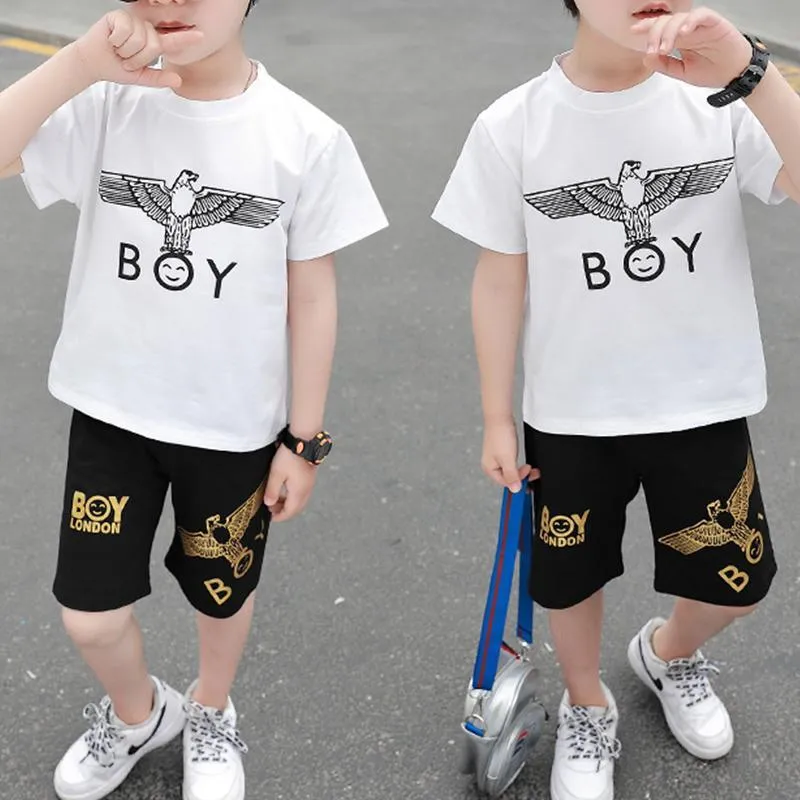 2-piece Animal Pattern T-shirt & Shorts for Children Boy