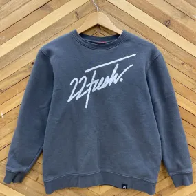 22 Fresh - Kids' Crewneck Sweatshirt - MSRP $70: Grey-children-XL Y