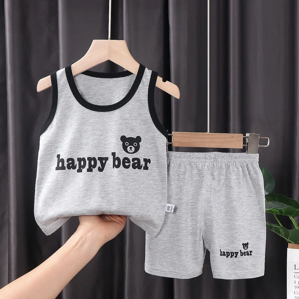 2PCS Children Clothing Vest Suit Children's Sets Summer