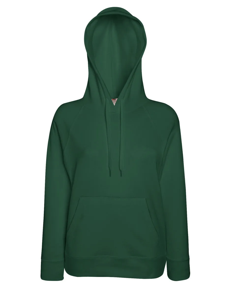 62148 Fruit Of The Loom Lady-Fit Lightweight Hooded Sweat