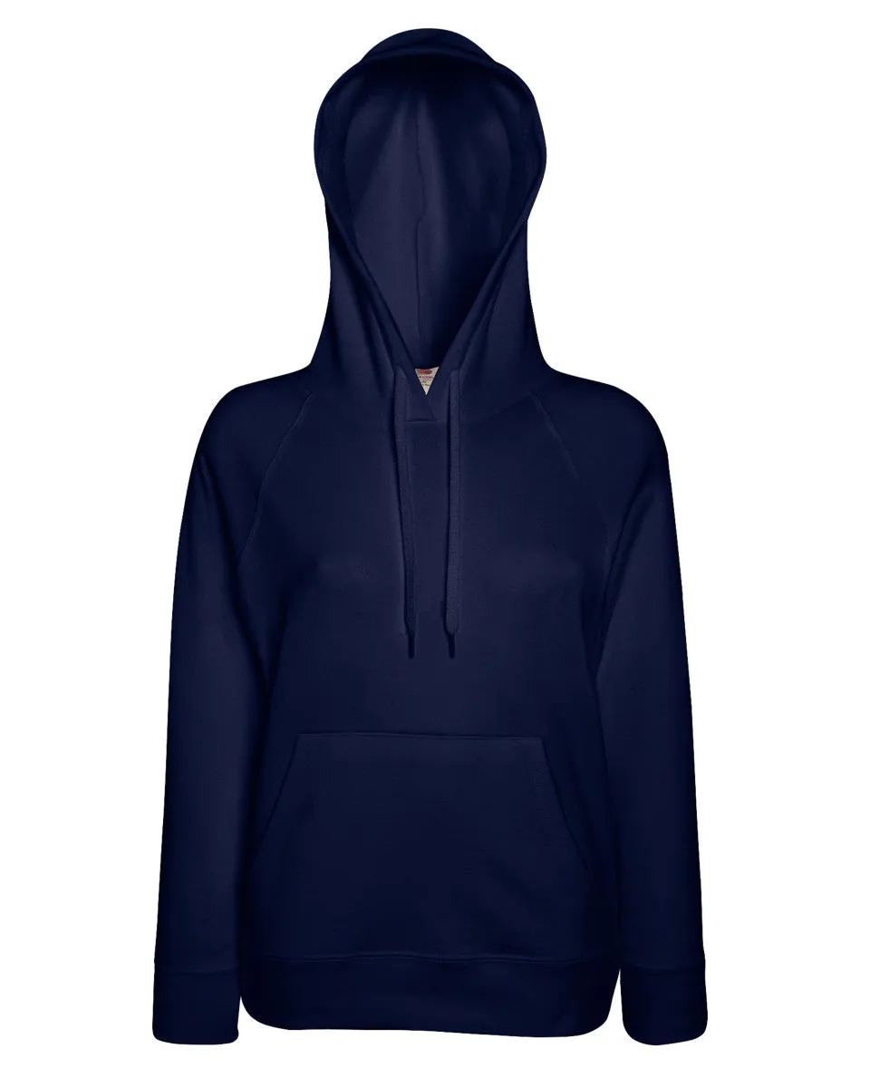 62148 Fruit Of The Loom Lady-Fit Lightweight Hooded Sweat