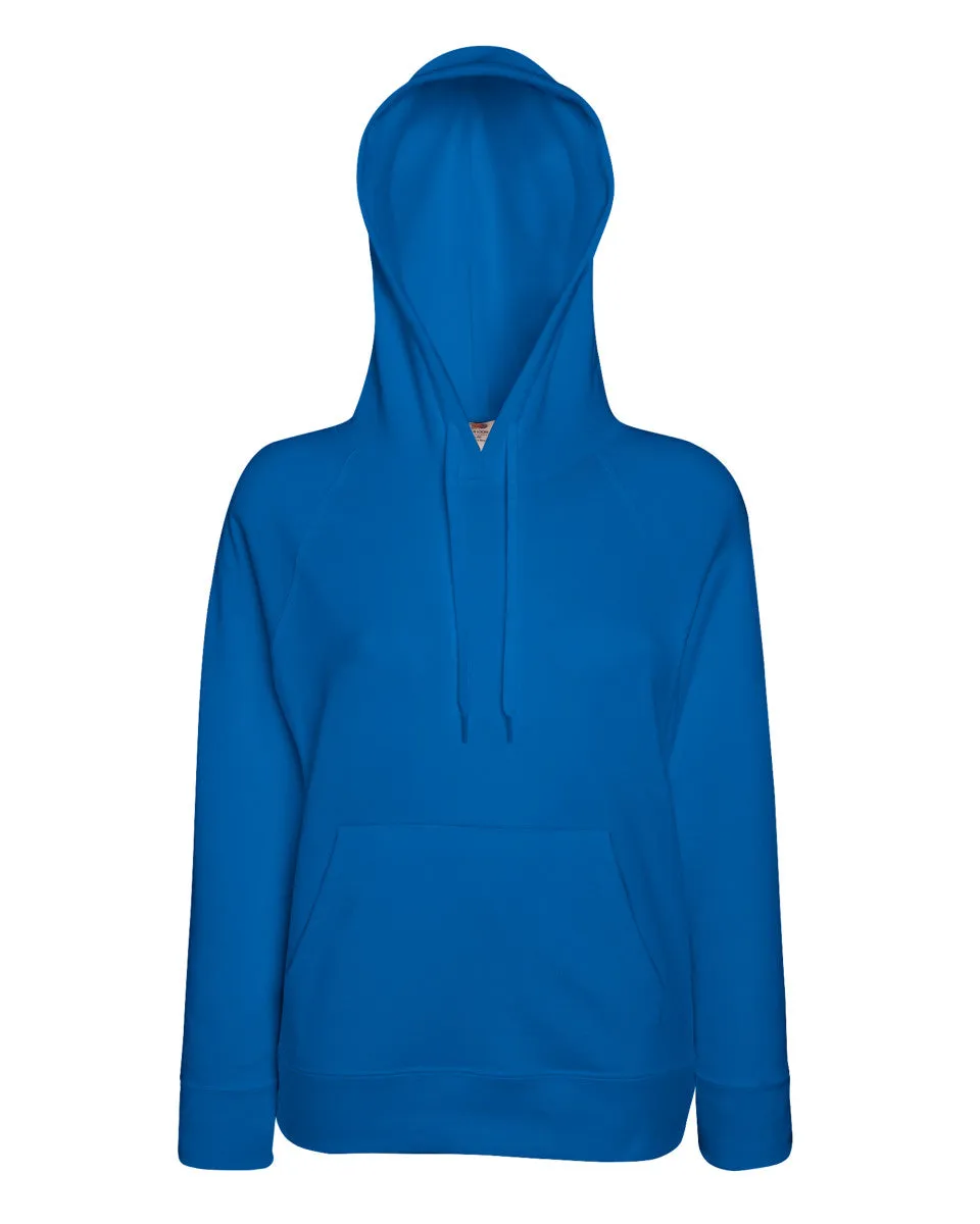 62148 Fruit Of The Loom Lady-Fit Lightweight Hooded Sweat