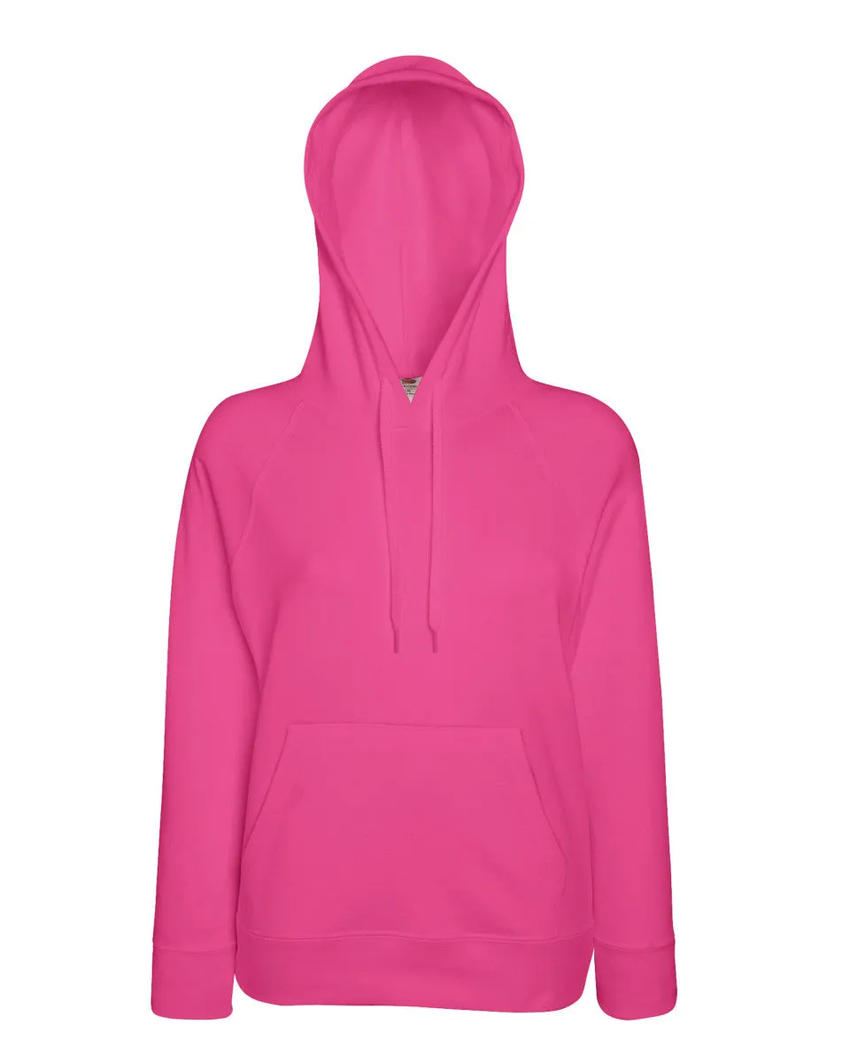 62148 Fruit Of The Loom Lady-Fit Lightweight Hooded Sweat