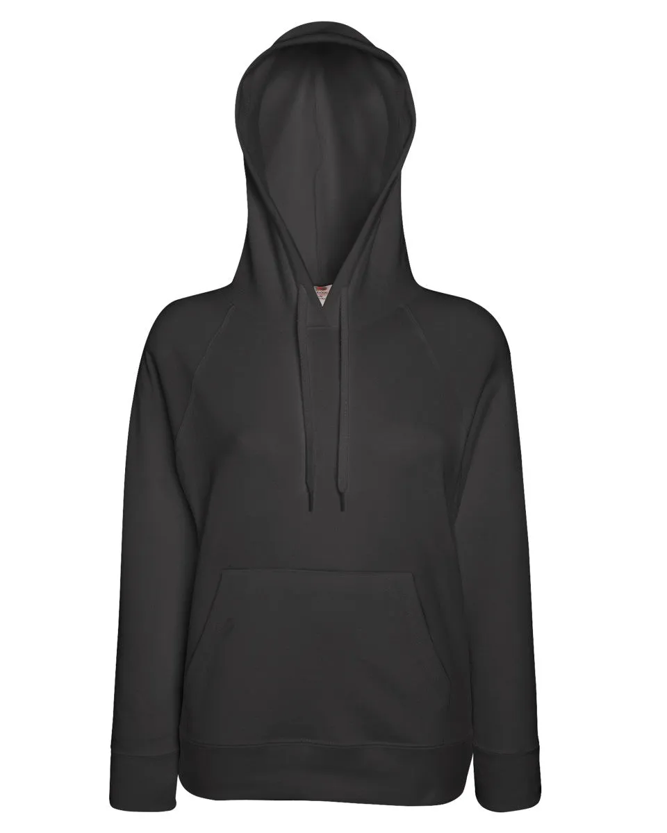 62148 Fruit Of The Loom Lady-Fit Lightweight Hooded Sweat