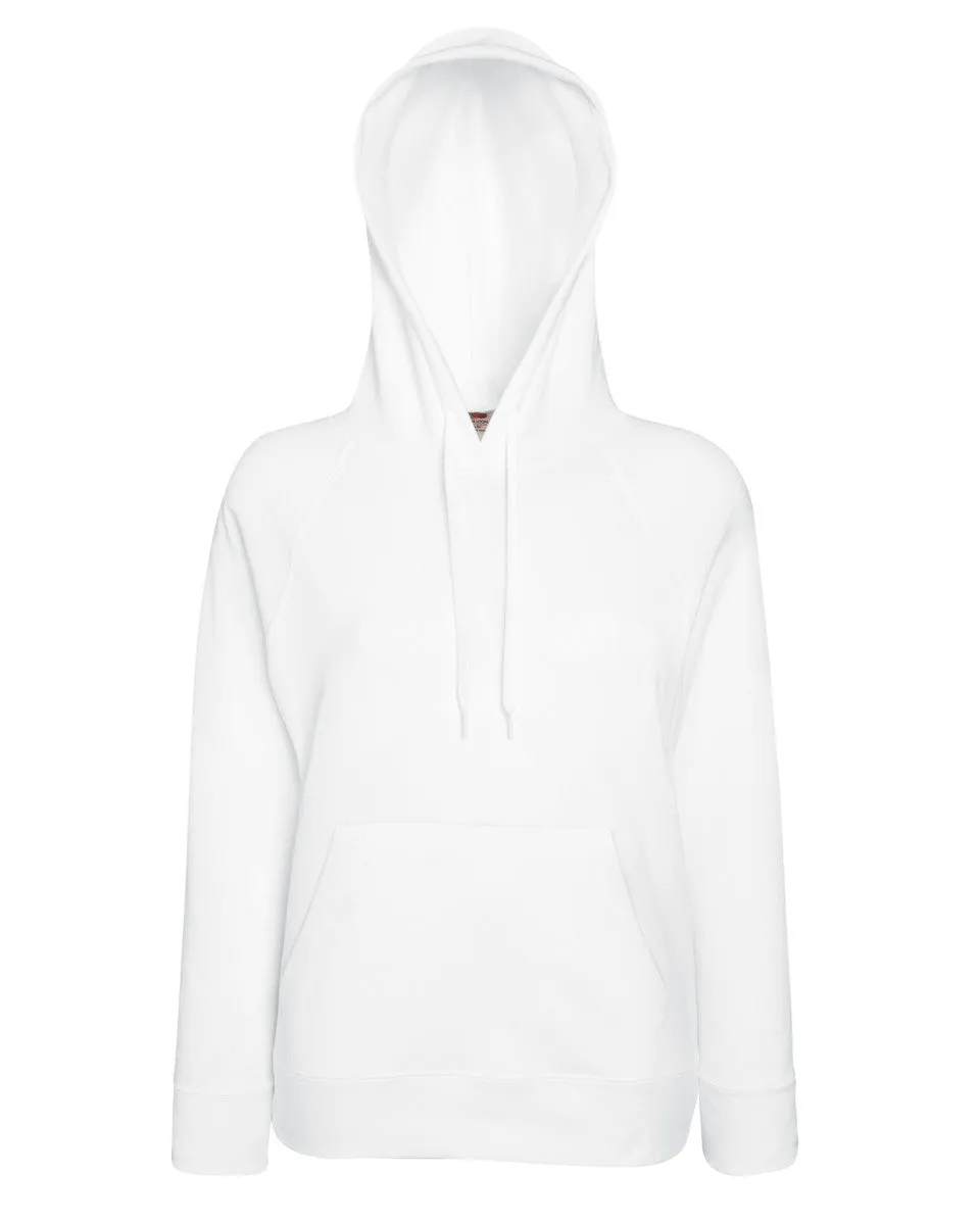 62148 Fruit Of The Loom Lady-Fit Lightweight Hooded Sweat