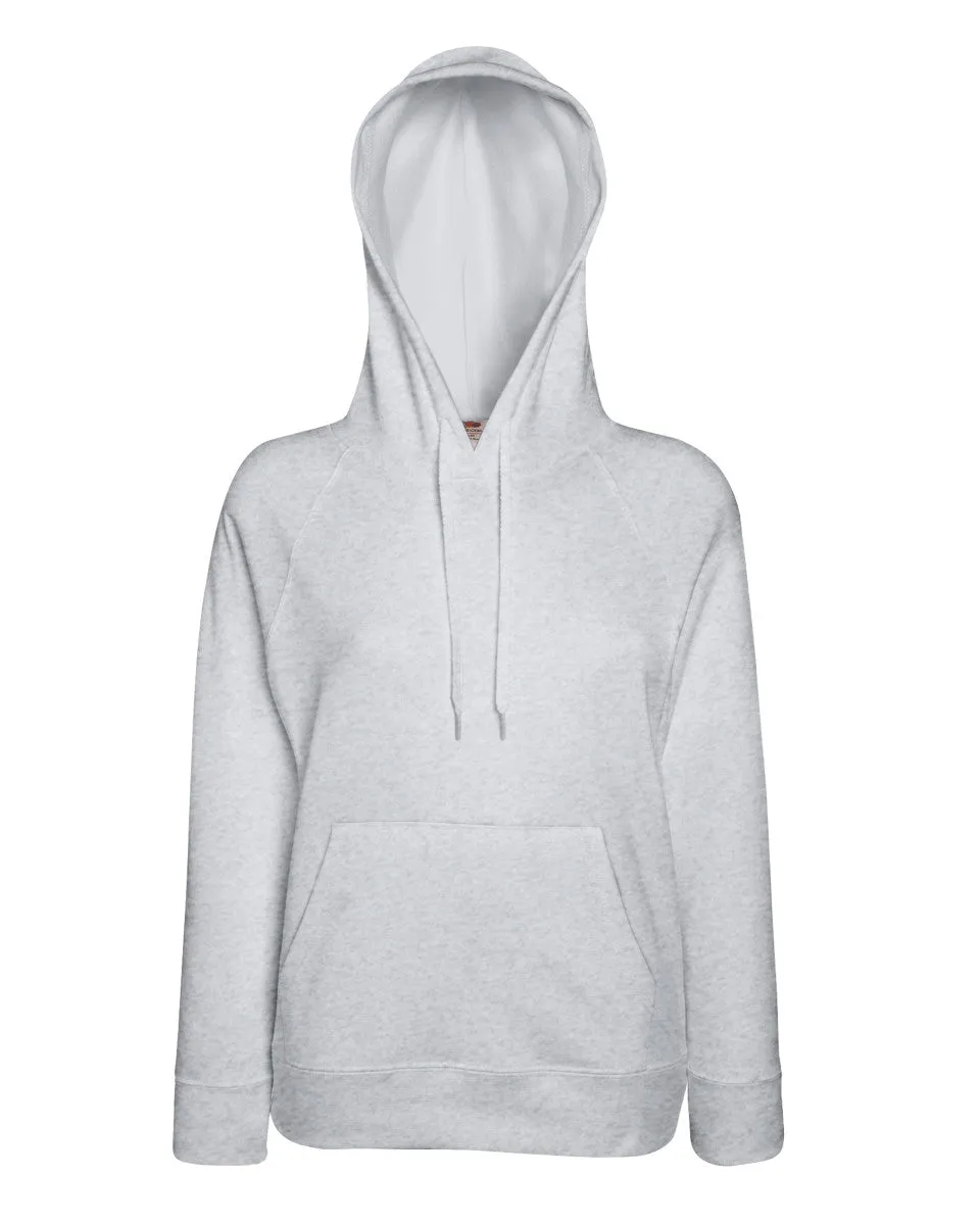 62148 Fruit Of The Loom Lady-Fit Lightweight Hooded Sweat