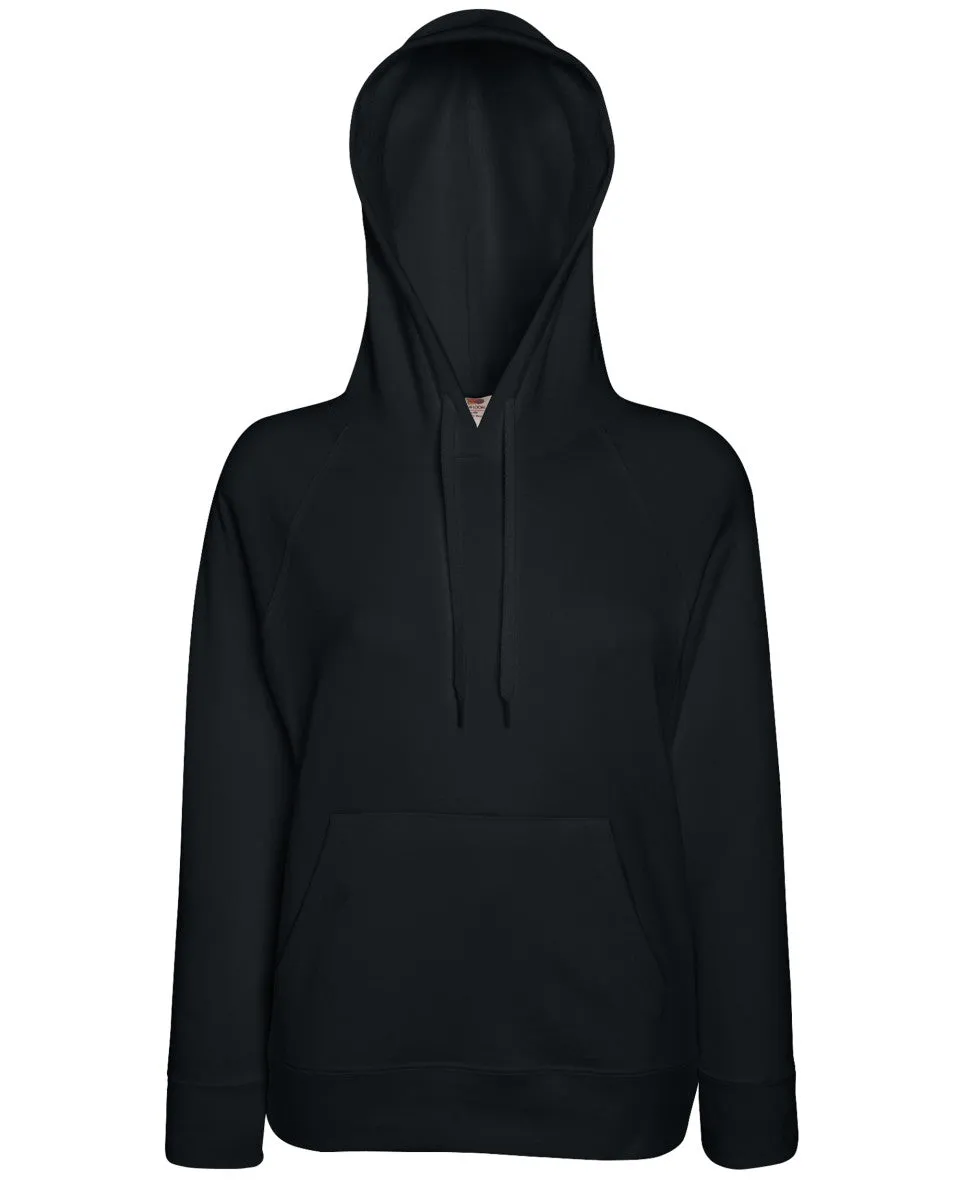 62148 Fruit Of The Loom Lady-Fit Lightweight Hooded Sweat