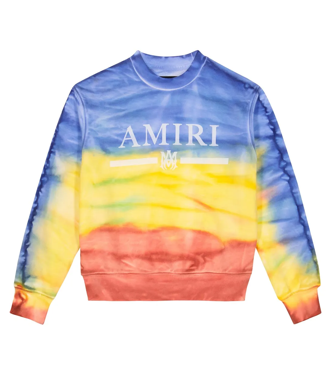 Amiri Cotton Blend Tie-Dye Sweatshirt, Multicolor