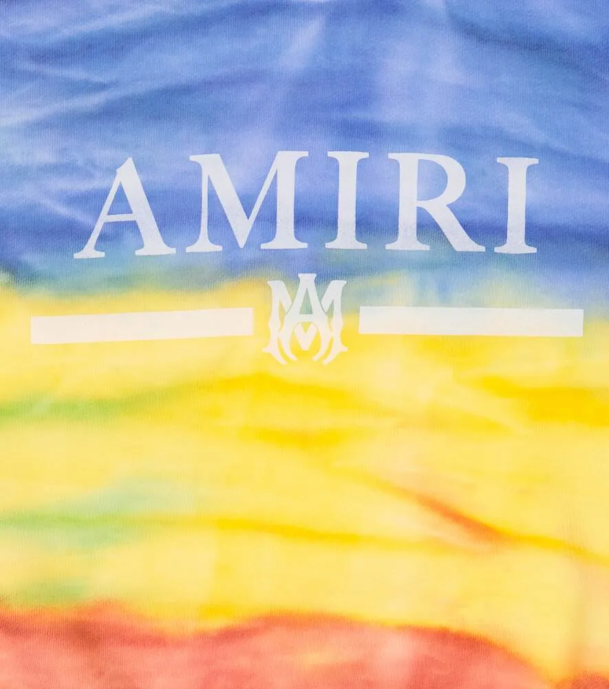 Amiri Cotton Blend Tie-Dye Sweatshirt, Multicolor