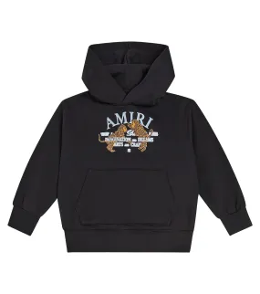 Amiri Kids Cotton Jersey Logo Sweatshirt, Black