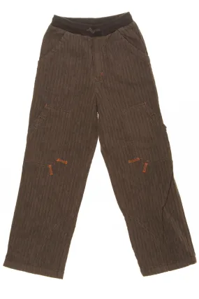 Catimini - Brown Striped Pants with Tie Waist - 8A