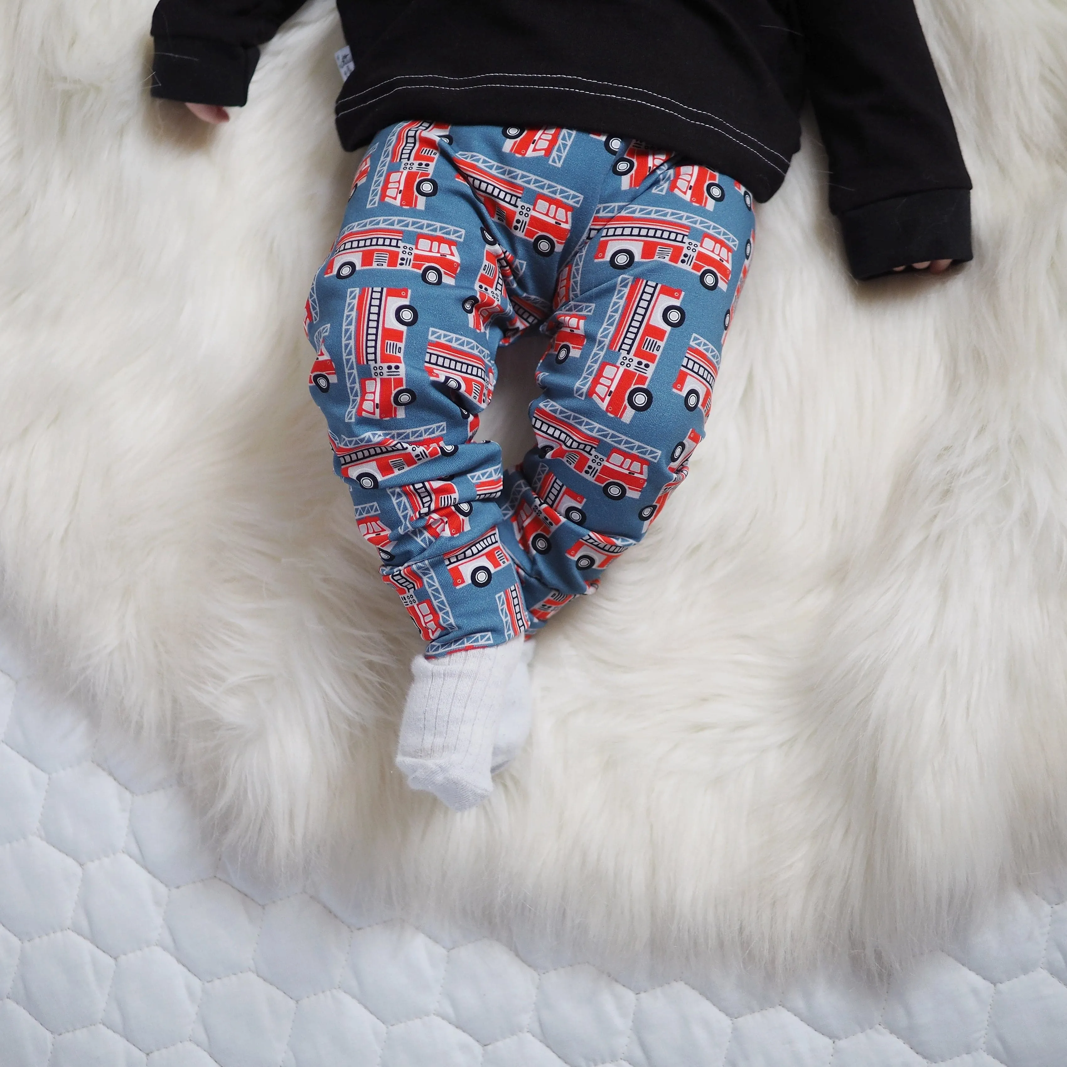 Children's Fire Engine Leggings