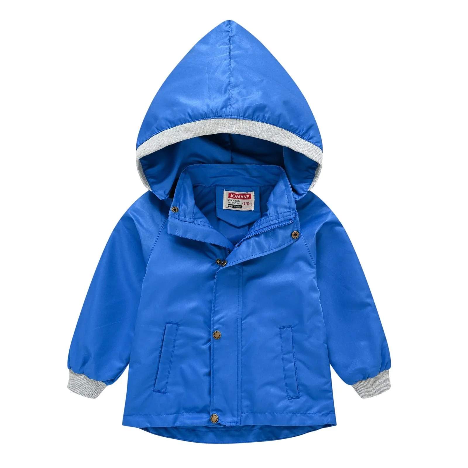 Children's Hooded Waterproof Jacket (9 Colors)