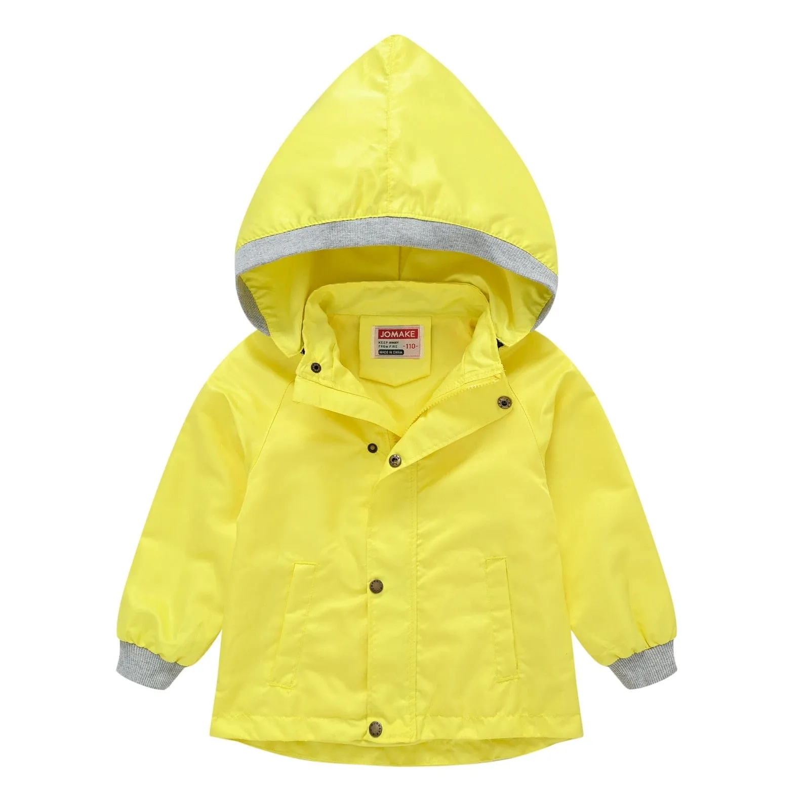 Children's Hooded Waterproof Jacket (9 Colors)