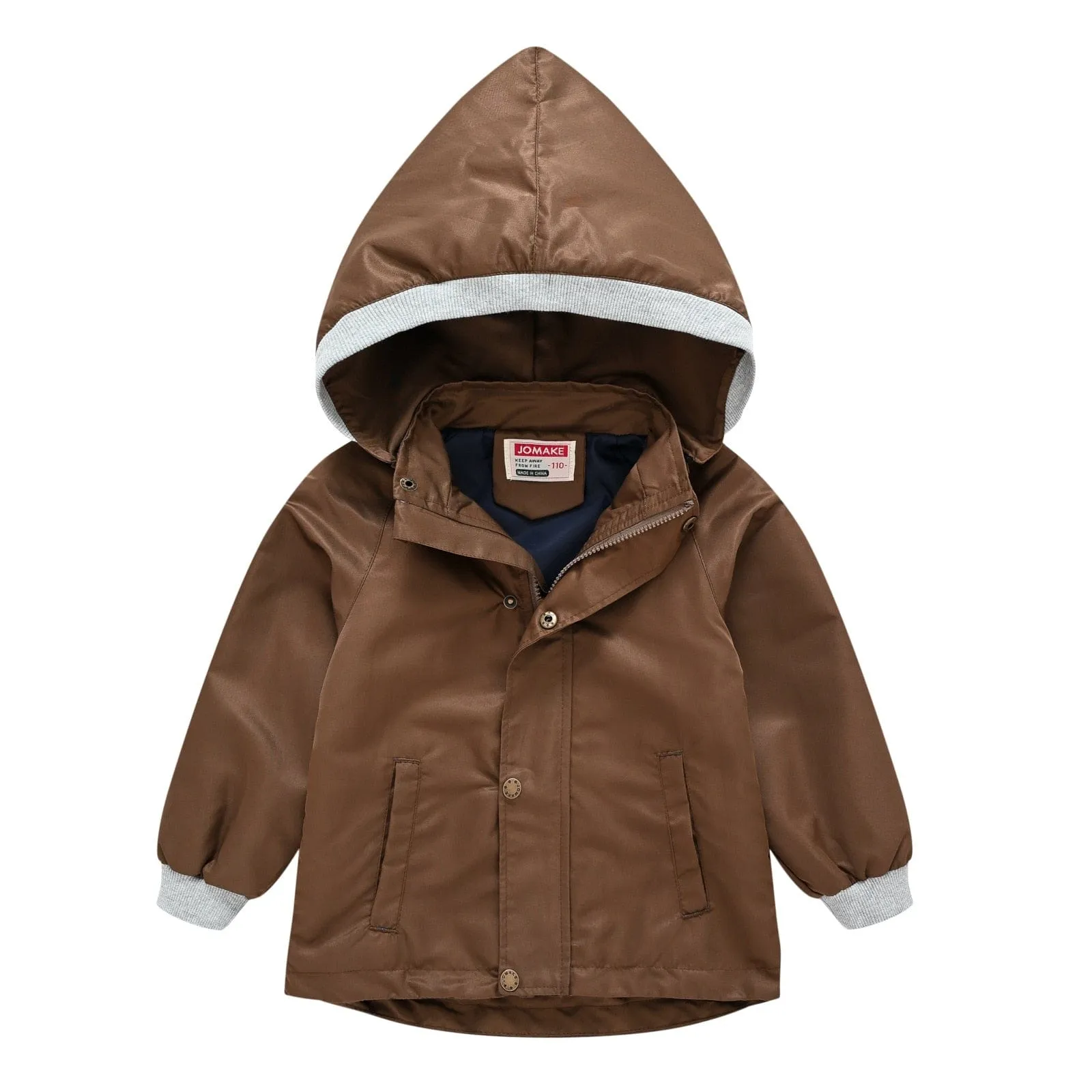 Children's Hooded Waterproof Jacket (9 Colors)