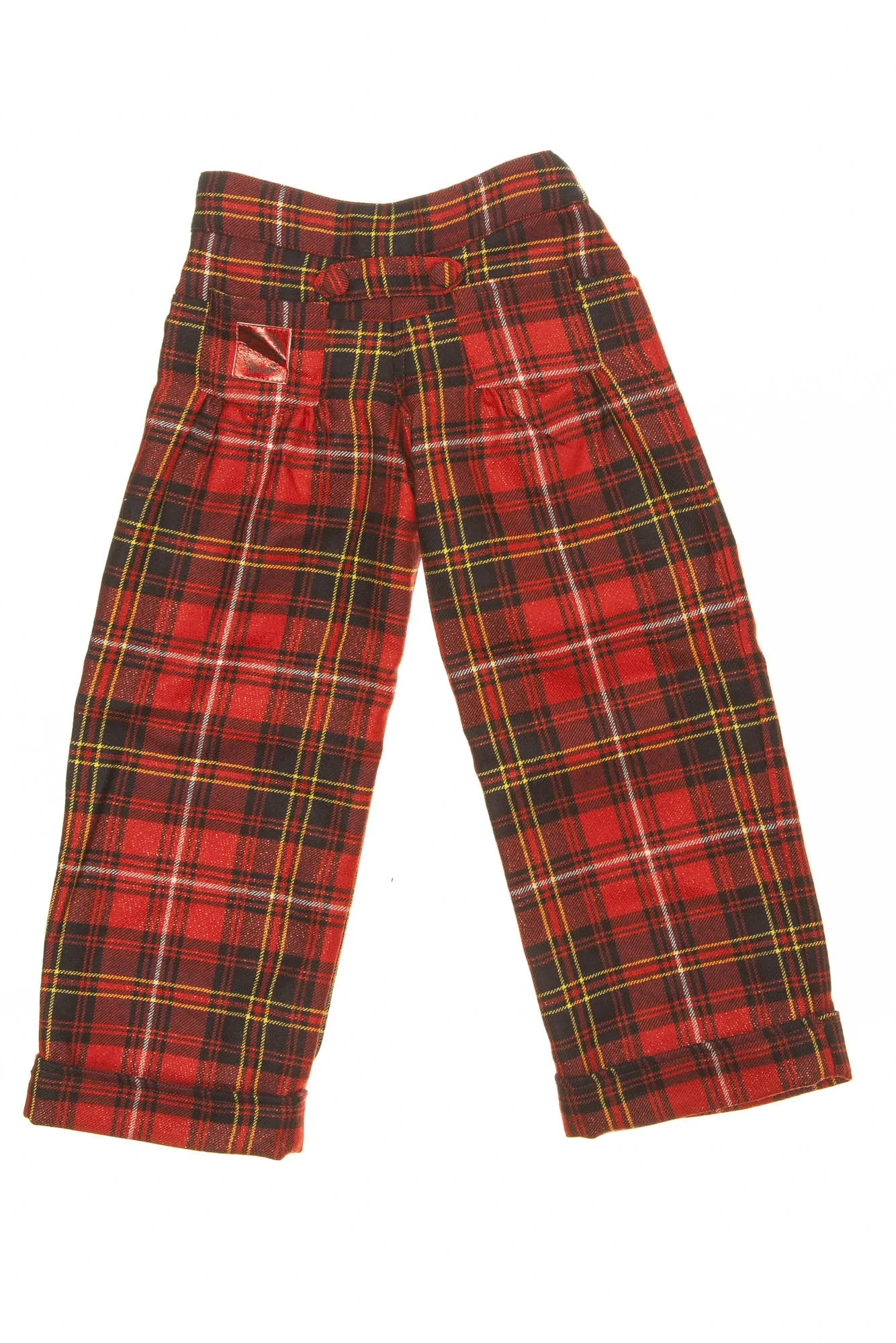 Christian Dior - Red Plaid Pants - 4A