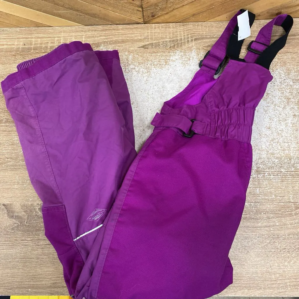 Columbia- Bib ski pants- MSRP $ 99: Purple -children-MD