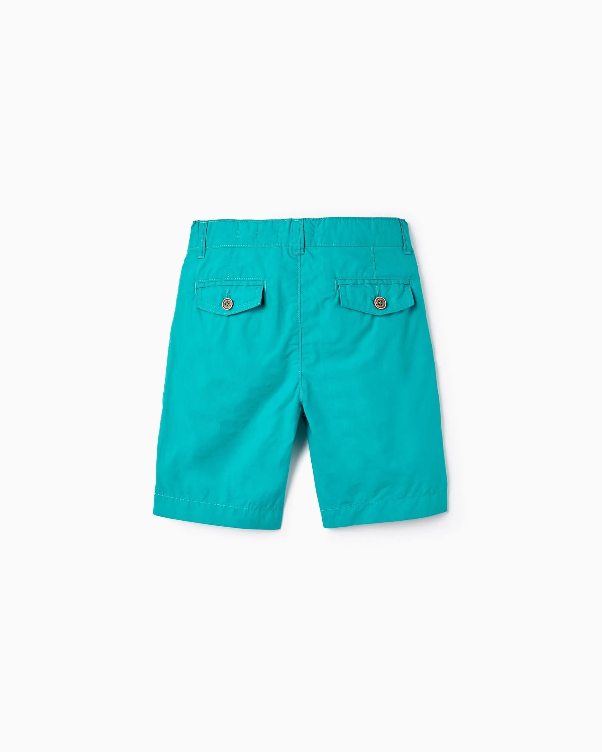 Cotton Chino Shorts for Boys 'Midi', Green