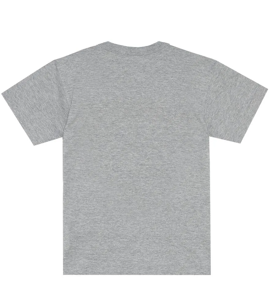 Cotton T-shirt with Big Heart logo Comme des Garçons Play, gray