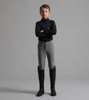 Derby Boys Riding Breeches Grey