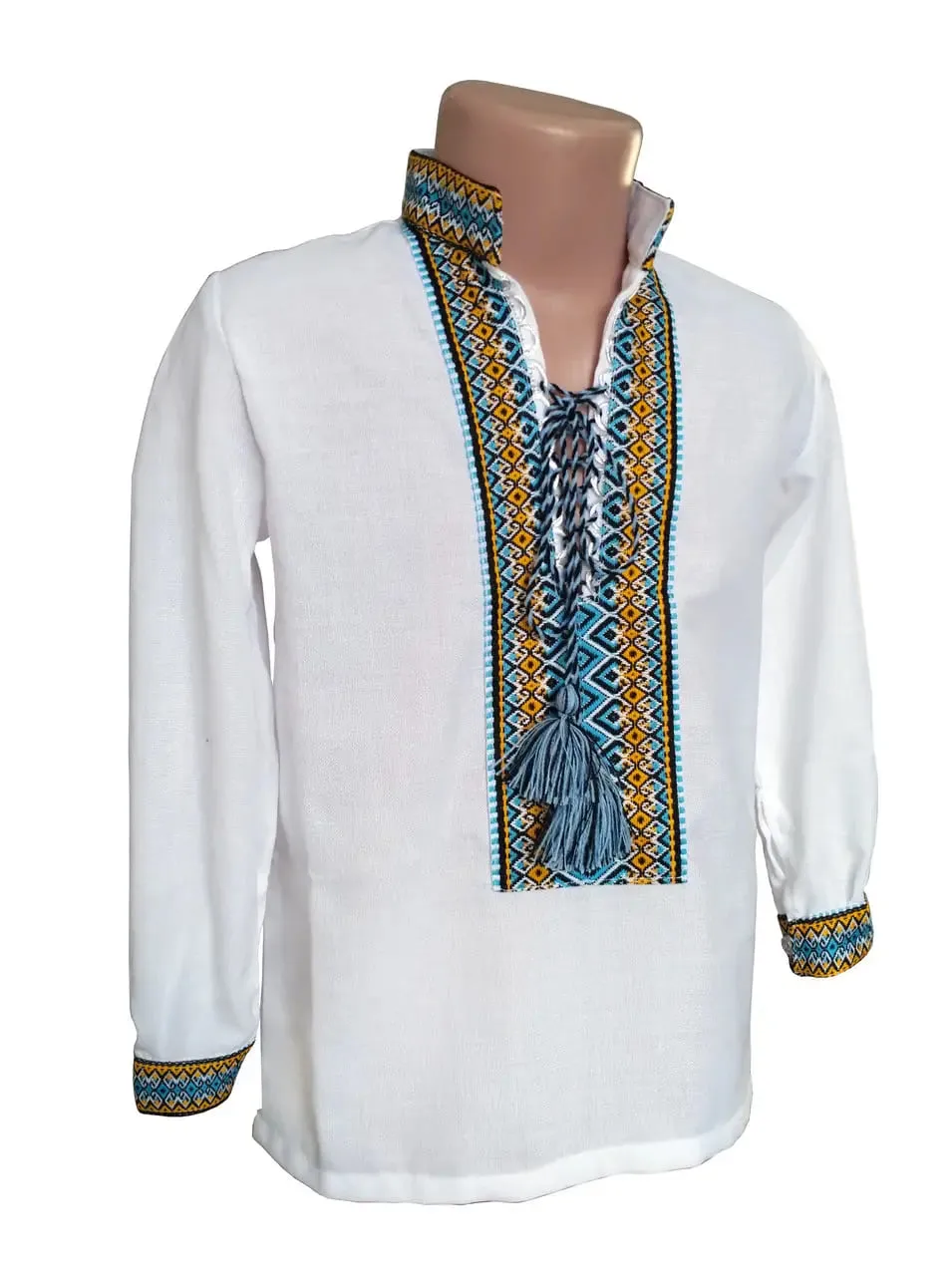 Embroidered shirt for a boy in Ukrainian style