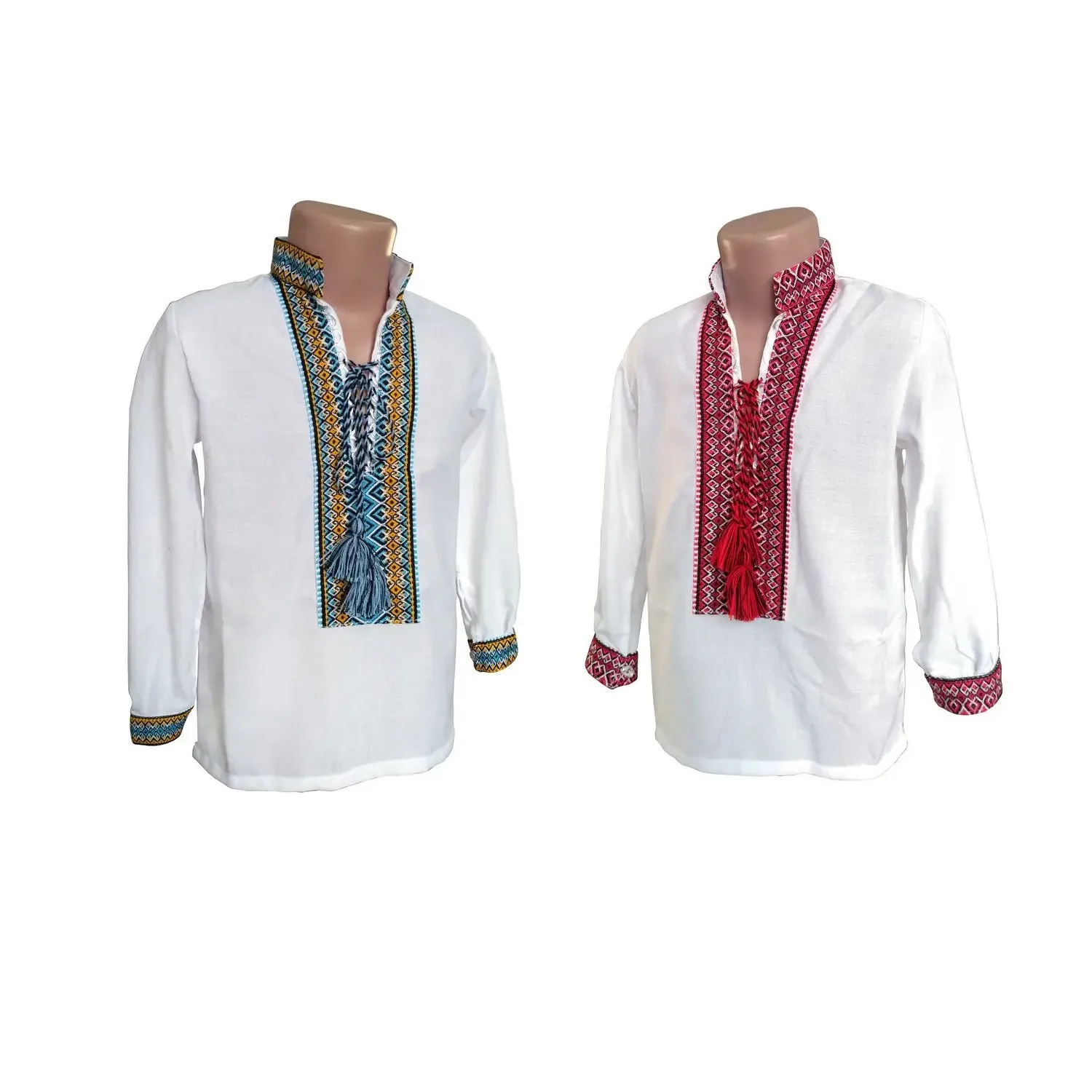 Embroidered shirt for a boy in Ukrainian style