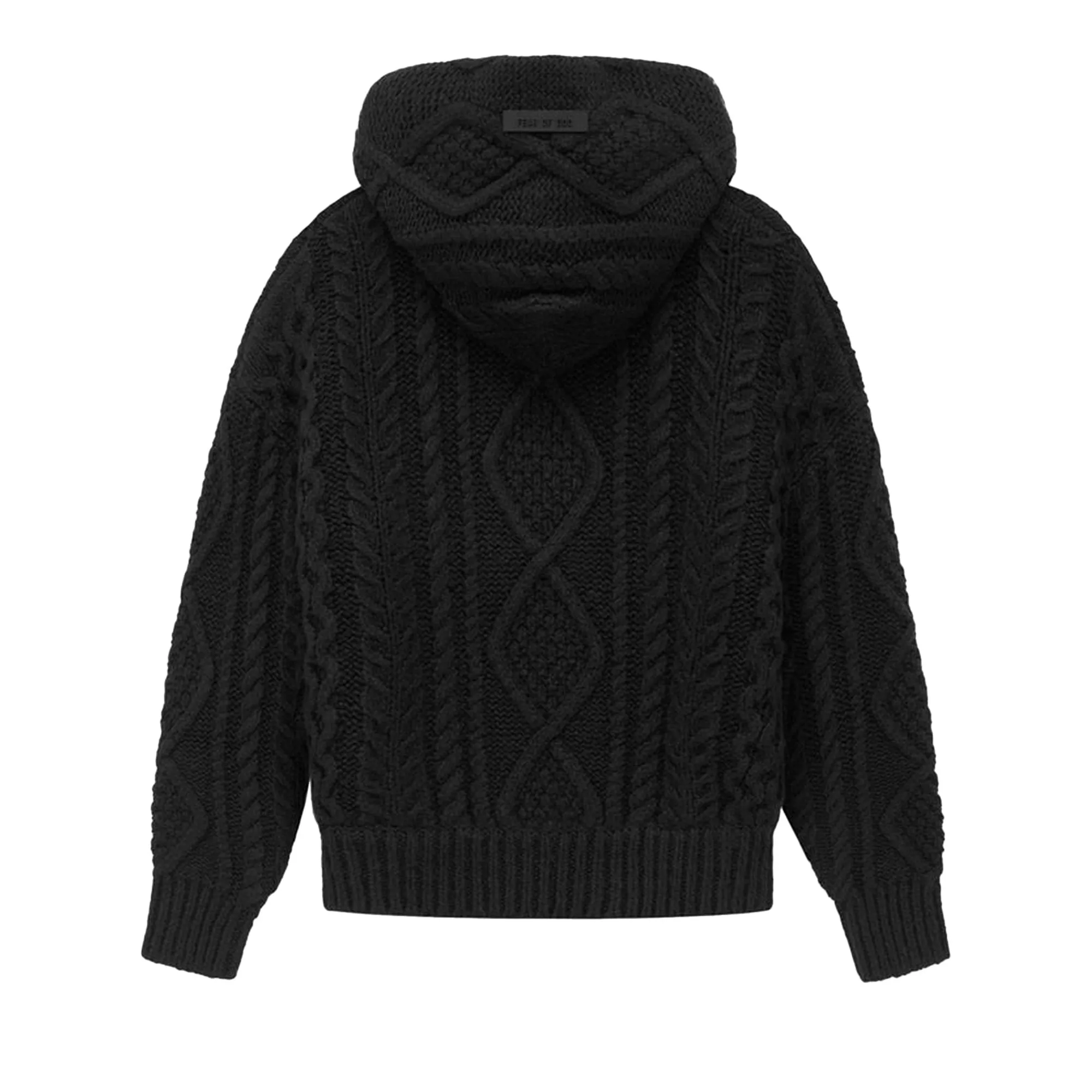 Fear of God Essentials Kids Knit Sweatshirt Jet Black