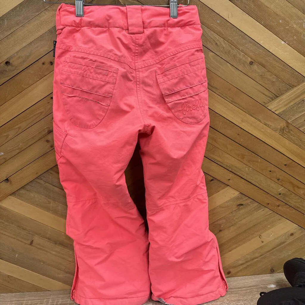 Firefly - Kid's Snow Pants - MSRP $100: Pink-children-XS