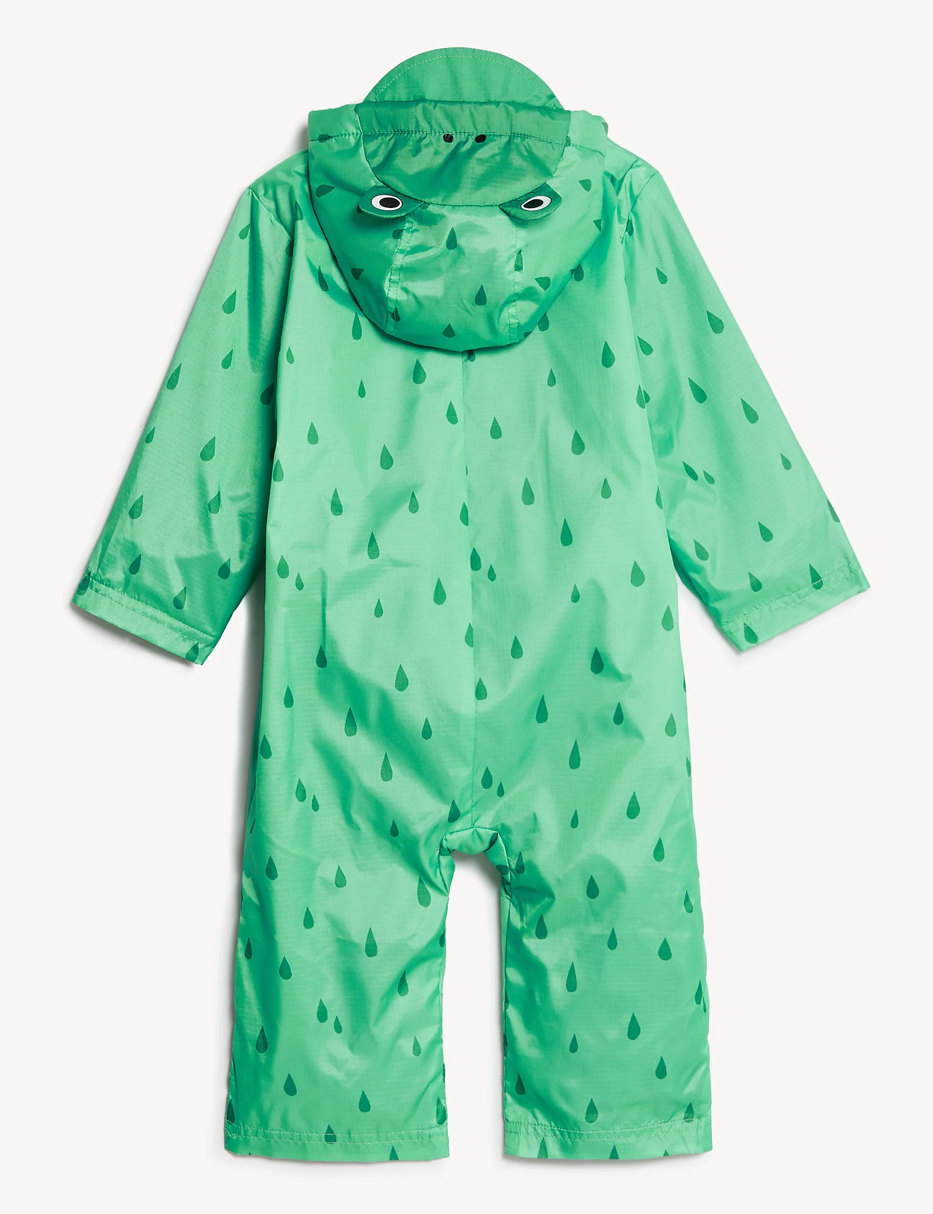 Frog costume with hood (0-3 years) Marks & Spencer, green mix