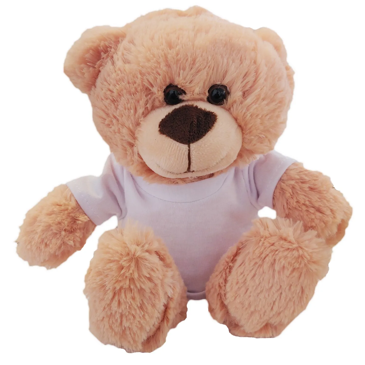 FULL CARTON - 50 x Cream Teddy Bears with Printable T-Shirt