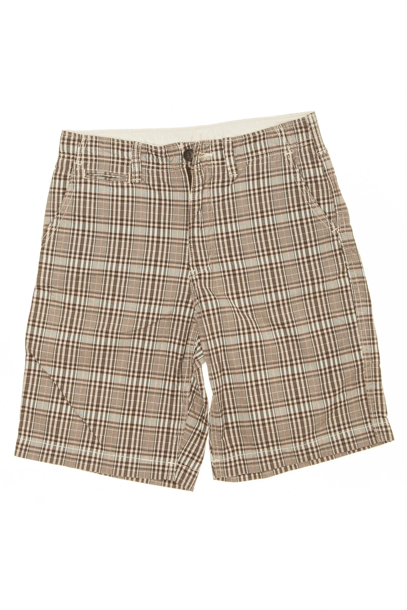 GapKids - Brown Plaid Shorts - 14