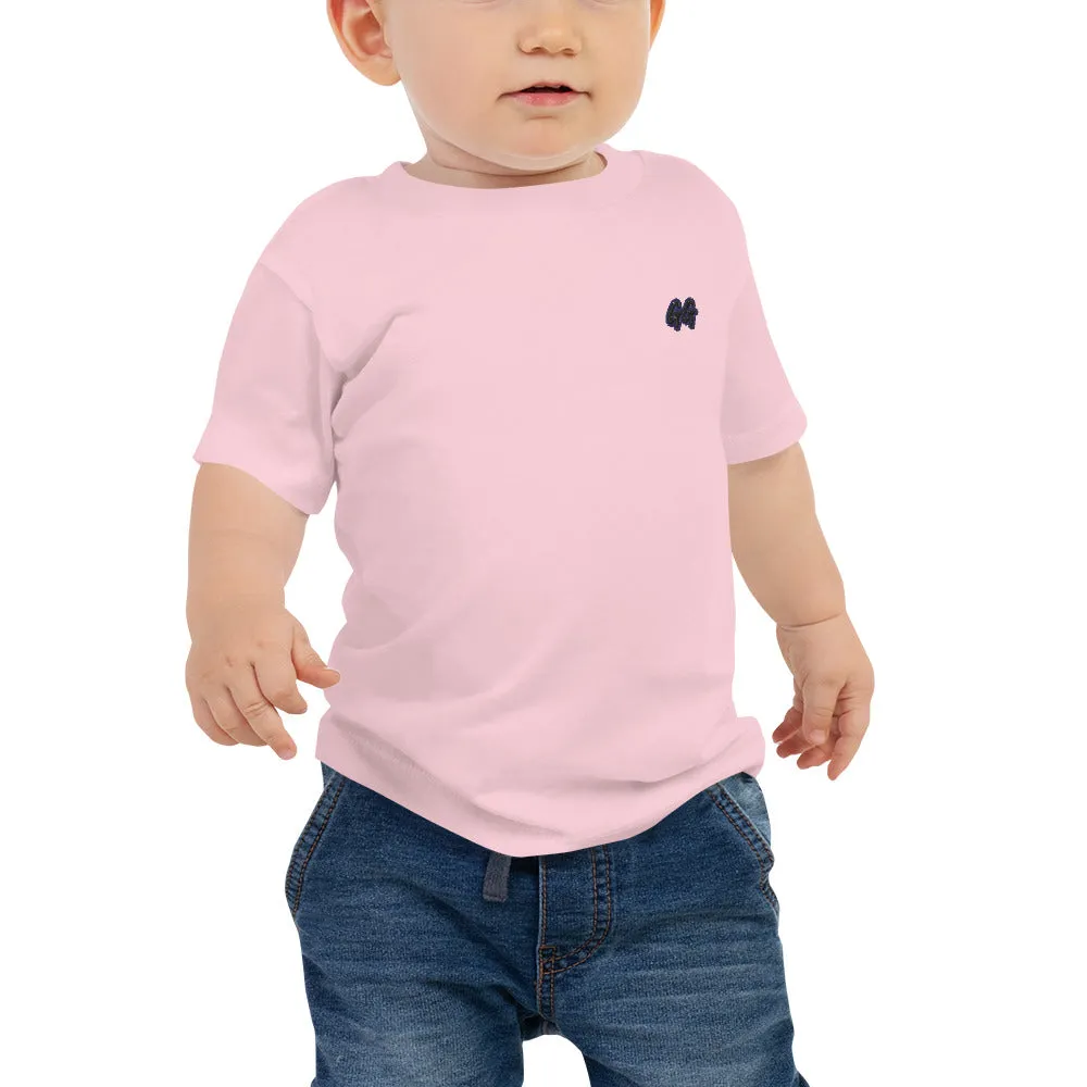 GG - Baby Jersey Short Sleeve Tee - GG Embroidery