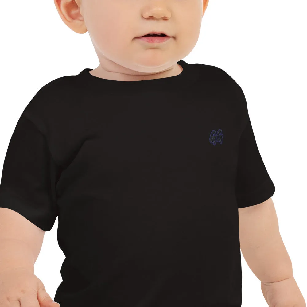 GG - Baby Jersey Short Sleeve Tee - GG Embroidery