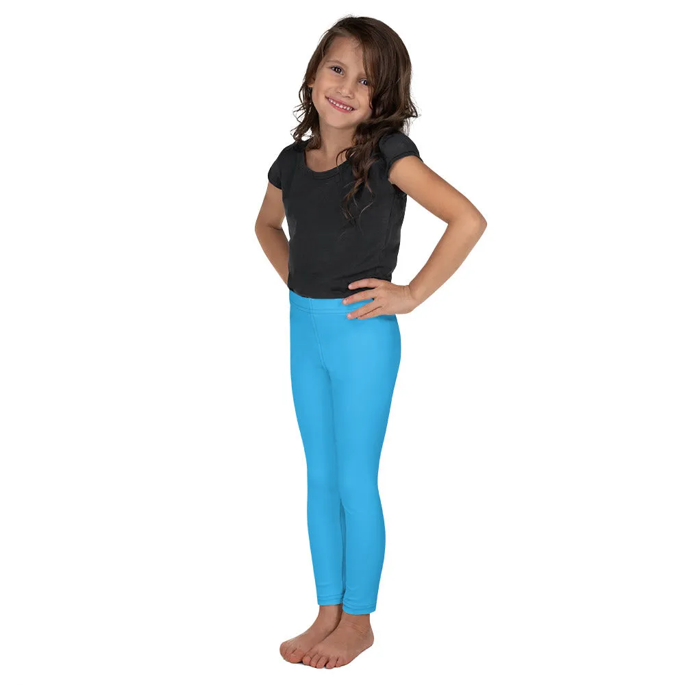 GG - Children's Leggings - Deep Sky Blue