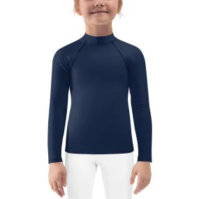 GG - Children's Long Sleeve T-Shirt with Rash Guard - Navy