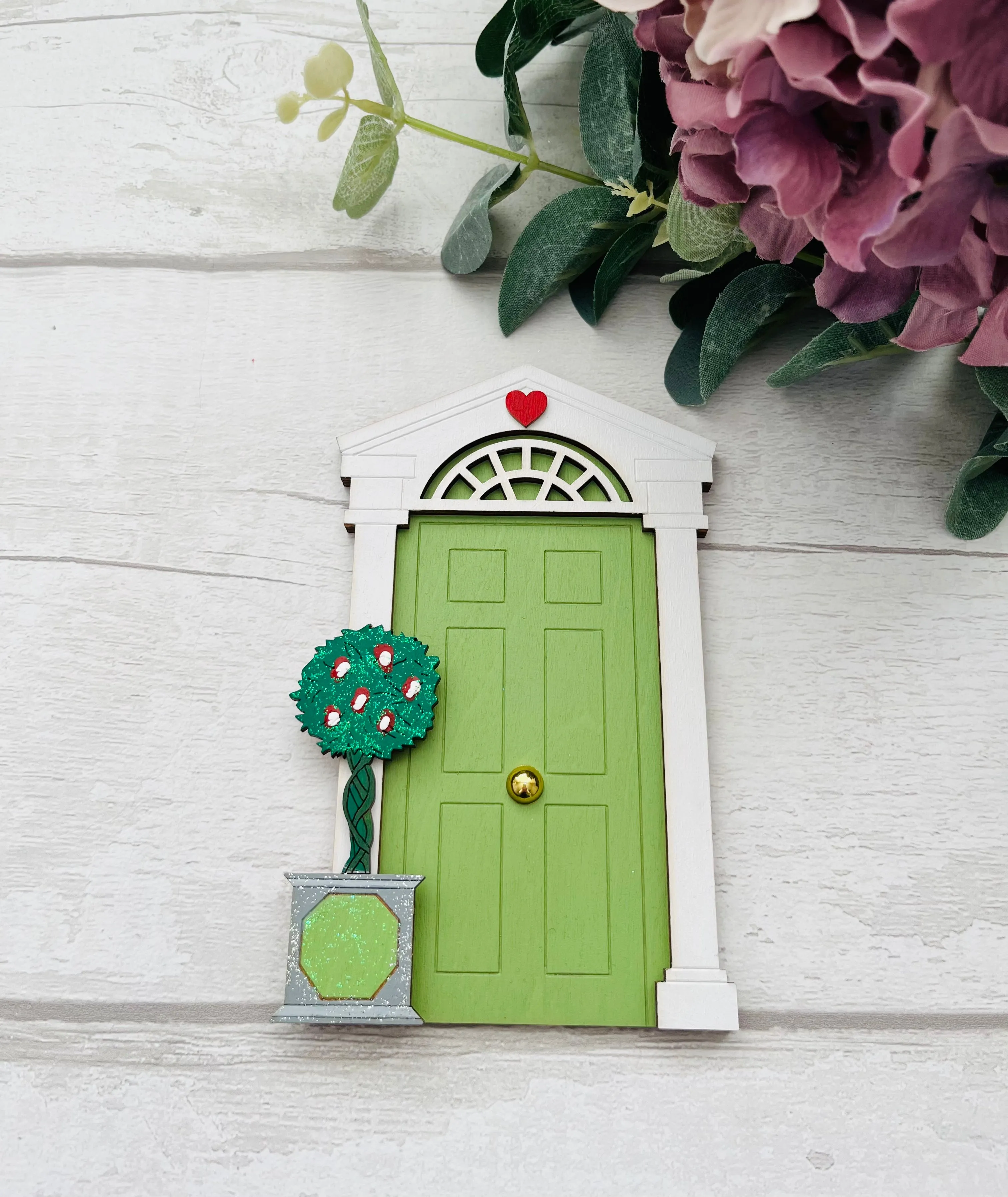 Green Georgian Style Fairy Door