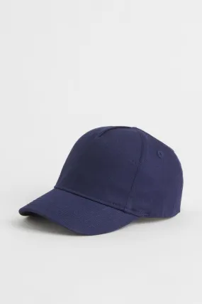 H&M cotton baseball cap, navy blue