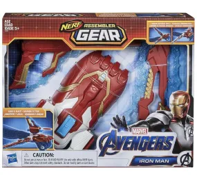 HASBRO  Nerf Assembler Gear Iron Man: Get ready to build and blast like the high-tech hero with Iron Man Assembler Gear - E3354