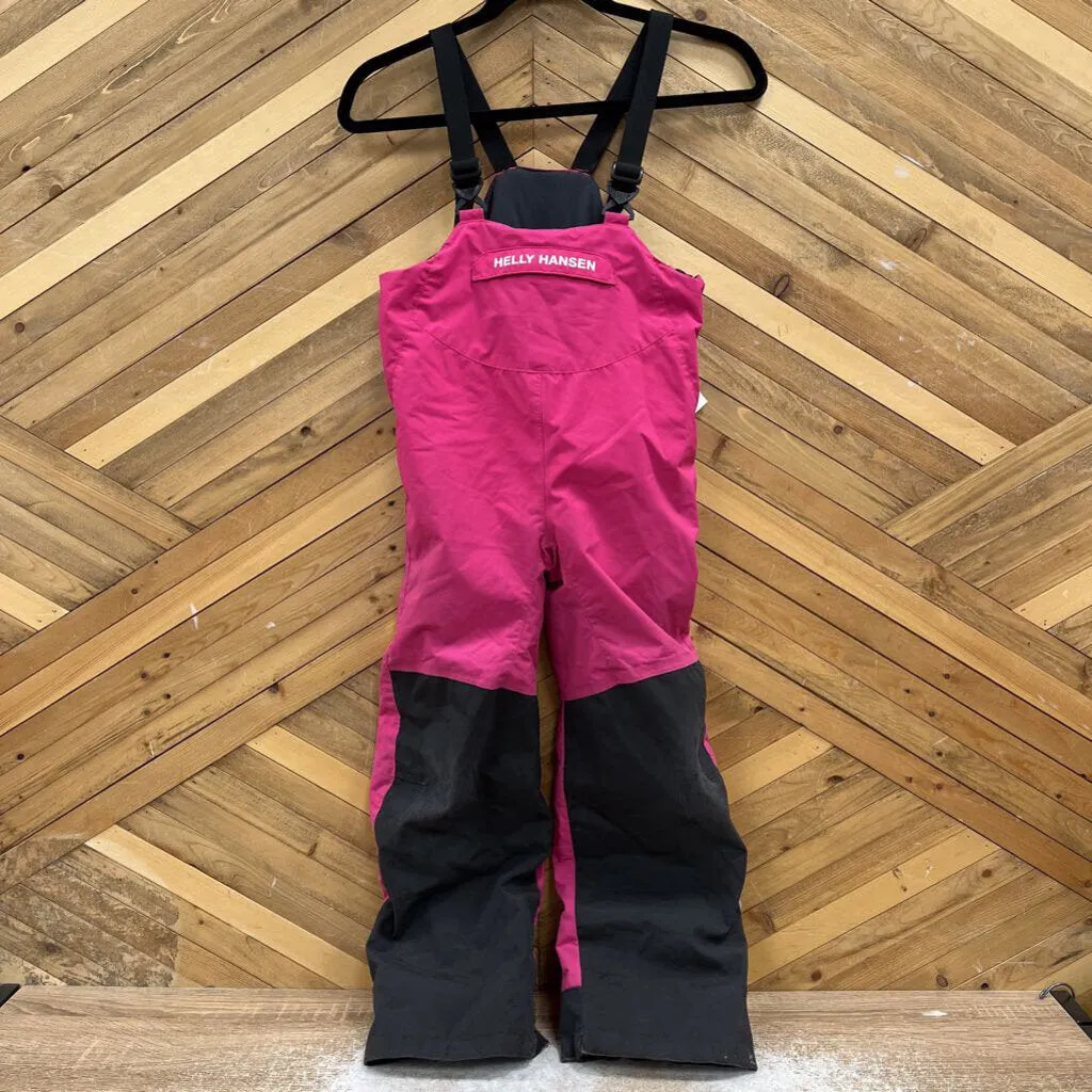 Helly Hansen - Kid's Bibbed Snow Pants - MSRP $190: Pink/Black-children-9Y