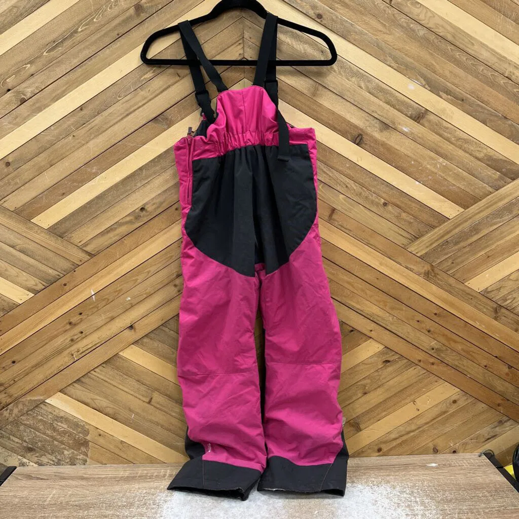 Helly Hansen - Kid's Bibbed Snow Pants - MSRP $190: Pink/Black-children-9Y