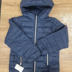 Hooded Puffer Jacket: Navy-children-7/8