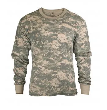 Kids Long Sleeve Camo T-shirt