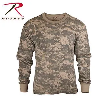 Kids Long Sleeve Camo T-shirt