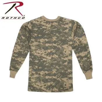 Kids Long Sleeve Camo T-shirt