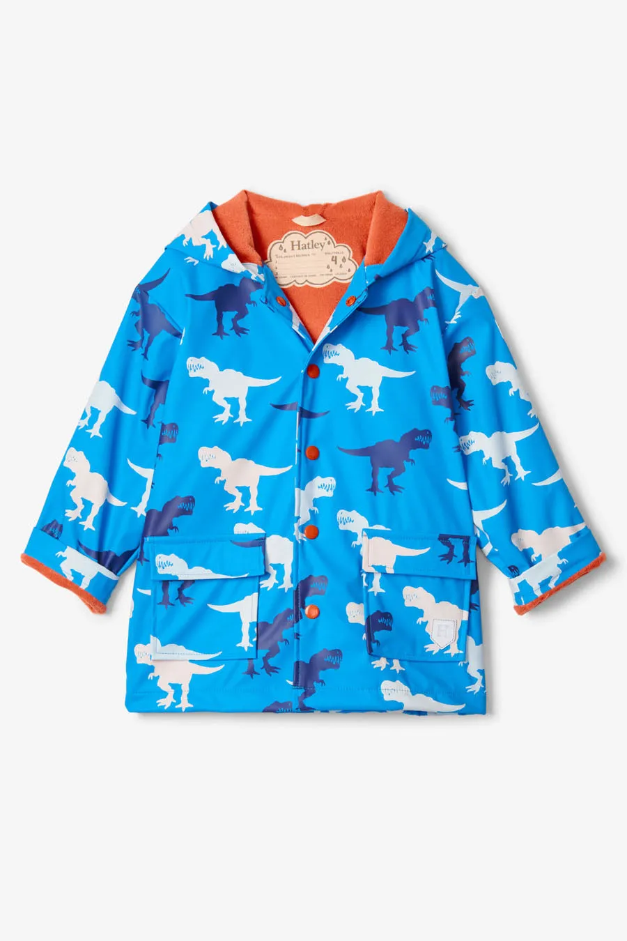 Kids Rain Jacket Hatley Giant T-Rex