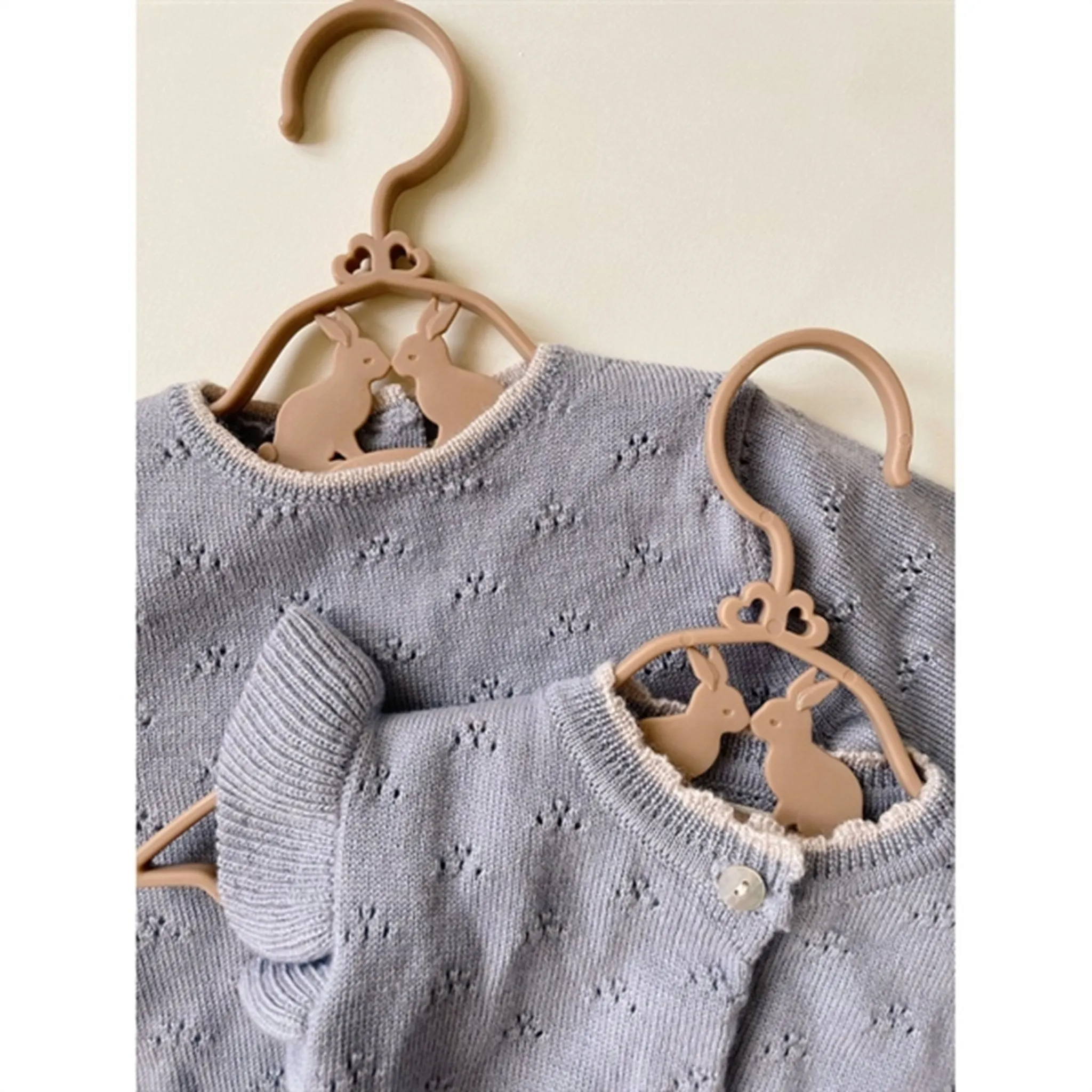 Konges Sløjd Caramel 5-Pack Kids Hanger Bunny