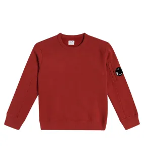 Lens sweatshirt in cotton jersey C. COMPANY KIDS, red