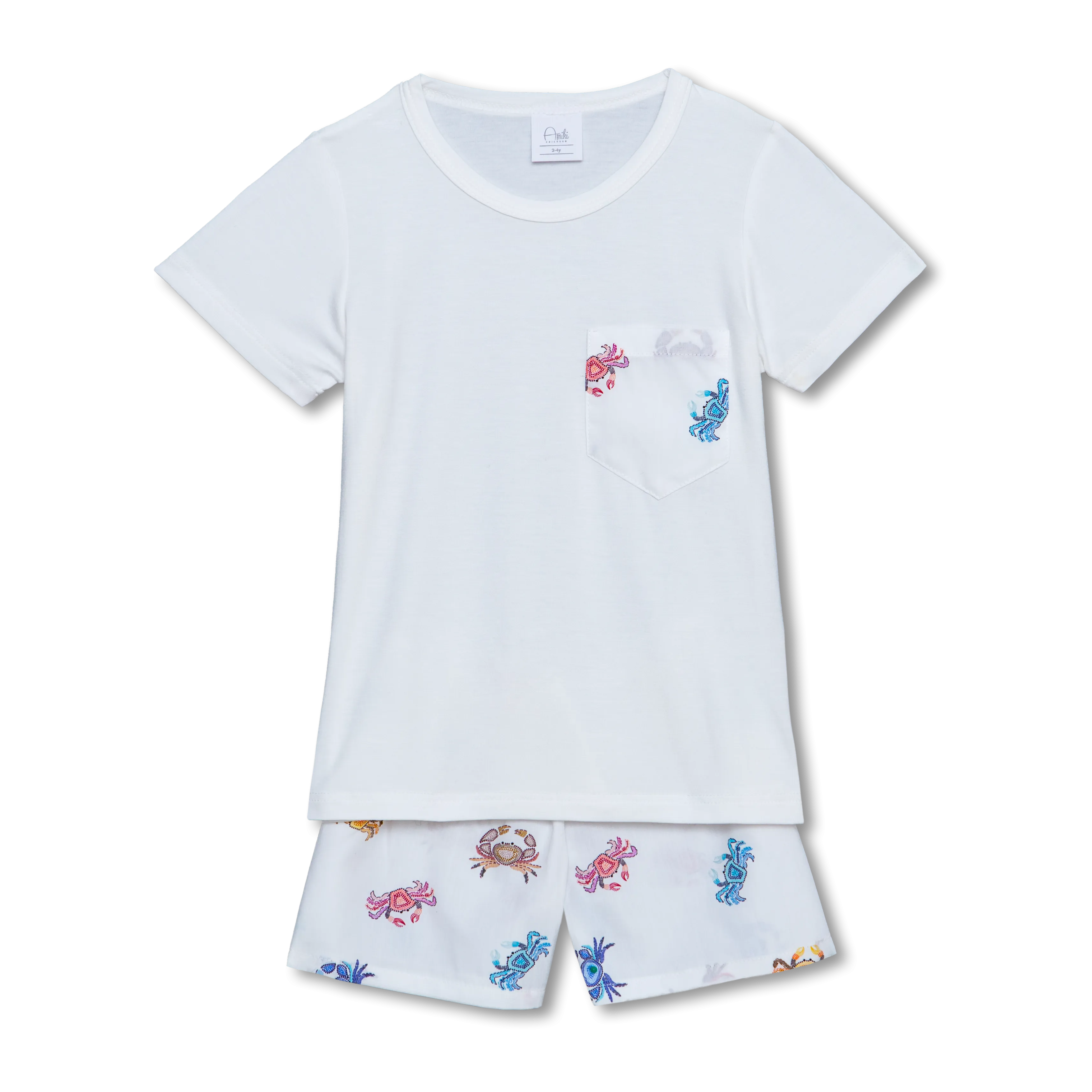 LEON - BOYS PYJAMA CRAB PRINT