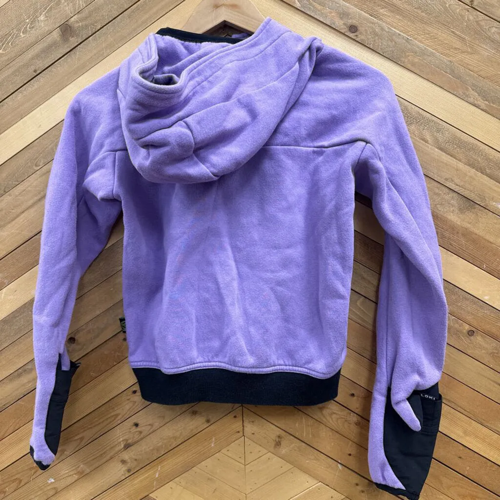 Loki- Children Tech Pull over hoodie- MSRP compared $170 : Purple -children-7